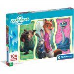 Clementoni Dėlionė 104 vnt. - Zootopia 2