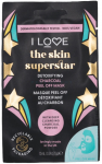 I Love Skin Superstar Detoxifying Charcoal Peel Off Mask valomoji detoksikacinė aktyvintųjų anglių kaukė, 10 ml