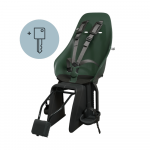 Children's chair with frame attachment URBAN IKI Ta-ke BIO, Mosu Žalias/Bincho Juodas