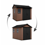 Keter Sodo namelis Newton Plus 9x7,5 rudas