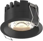 5W LED įleidžiamas &scaron;viestuvas SHORT, juodas, 3000/4000K, dimeriuojamas, IP40, E4018070NDP