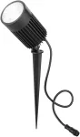 30W LED įsmeigiamas lauko &scaron;viestuvas TARGET, juodas, RGB, IP67