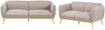 Sofa Beliani 5 vietų poilsio baldų komplektas LJUNG &scaron;viesiai rudas