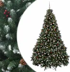 Dirbtinė žalia Kalėdų eglutė su žaisliuku 300 cm 600 LED