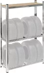 Wiltec padangų stelažas 795 kg, 12 padangų, 180 x 120 x 40 cm, 60285