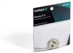 Vallejo : Oro purk&scaron;tukas - 0,3 keičiamas purk&scaron;tukas / purk&scaron;tuko dangtelis (Innovator, Profinish ir EasyAir) (2030786)