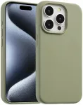 Accezz skysto silikono dėklas su MagSafe, skirtas iPhone 15 Pro &ndash; vario žalumo