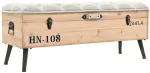 Sandėliavimo suolas 110 cm I&scaron; kietos pu&scaron;ies