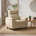 Sofa Kreminė 95 x 90 x 95 cm Audinys