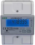 FF Trifazis 4 kvadrantų elektros energijos skaitiklis, pusiau netiesioginis matavimas, RS485 + Modbus RTU ry&scaron;ys (LE-03M-4Q-CT)
