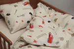 Patalynės komplektas By Mats - Bed Linen Baby Size 70 x 100 cm - Fire Fighters (MAT110)