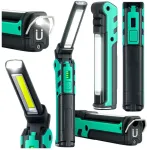 Akumuliatorinė darbo lempa EMAVO EV-Z01, LED ir COB, 400 lm, magnetas ir kablys