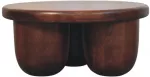 Artisan Furniture Clara Sculpted mango medienos kavos staliukas