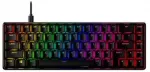 HyperX Alloy Origins 65 juoda / Klaviatūra žaidimams / mechaninė / HyperX raudona / US / RGB / USB-C