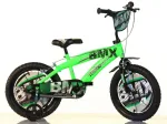 Kubisport Vaiki&scaron;kas dviratis 14 colių BMX juodas, &scaron;oniniai ratukai, stabdys Dino Bikes (Kub_05-CSK5145K-CRN)