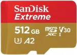 Atminties kortelė SanDisk Extreme Go A2 U3 V30 Micro SD Micro SDXC 512GB