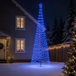 LED spiralinė Kalėdų eglutė su smaigu EKENAS 400 cm 588 LED