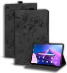 Succtopy dėklas Lenovo Tab M10 Plus 3rd Gen 10.6 colių 2022 Tb125/tb128 folio atverčiamas Pu odos apsauginis dėklas su ra&scaron;iklio laikikliu, stovu ir piniginės vir&scaron;eliu, plan&scaron;etinio kompiuterio dėklas Lenovo Tab M10 Plus 3rd Generation 2022, juodas