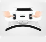 Vr ausinės, suderinamos su iphone ir android telefonais, virtualios realybės ausinės, google cardboard - mini i&scaron;skirtinės lengvos - patogūs nauji 3d vr akiniai (vr4.0 vr box, 1 pakuotė)