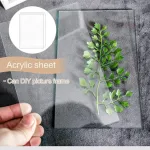 Nuotraukų rėmelis Skaidrūs akrilo lak&scaron;tai akrilo lak&scaron;tai akrilo stiklas 180 x 130 x 27 mm plastikinė plok&scaron;tė skaidraus organinio stiklo pakaitinės plok&scaron;tės nuotraukų rėmeliams stiklo pakaitimo pakuotė i&scaron; 15
