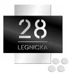 Decortrend Namo numerio lentelė Adresinė lentelė Namo numeris Plius gatvė 32x32cm