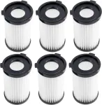 6 dalių filtro priedai, skirti Balter Vento H1 H2, Moosoo D600 atsarginės dalys, Clatronic Bs 1306n, Bs 1948 Cb belaidžio dulkių siurblio priedai