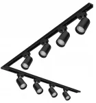 &Scaron;viestuvų sistema 4m bėgelis + 8x Gu10 Led lemputė