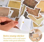 Generic 80 Vintažinių Lipdukų Rinkinys Scrapbookingui ir Dienora&scaron;čiui