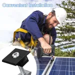 4 vnt. Aliuminio Saulės Panelės Tvirtinimo Detalės 30 mm