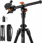 K&F Concept K234A0 aliuminis trikojis su i&scaron;sukamuoju bumu, 163 cm, su telefono laikikliu