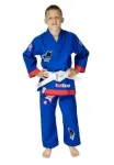 Judojo kostiumas berniukui 140cm 350gsm kimono diržas krep&scaron;ys mėlynas Uone