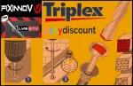 Triplex Impact kai&scaron;tis - labai greitas montavimas tik su vienu gręžimo grąžtu (75 varžtai 6 x 40 mm)