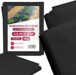 Agrotekstilė juoda 80 g 1x5 m mulčiavimo plėvelė nuo piktžolių Uv sodo