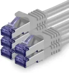 Cat7 Ethernet kabelis 10 Gb/s Sftp Pimf su Rj45 jungtimi