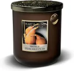 Kvapi žvakė dideliame stiklainyje 320g - 75h Kriau&scaron;ė, virta su medumi Heart & Home