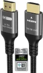 Ubluker 10k 8k 4k Hdmi 2.1 kabelis, 7.5 m, sertifikuotas itin didelės spartos Hdmi kabelis, 4k@120 Hz/144 Hz, 8k@60 Hz, 48 Gbps, Earc Hdr10+ Hdcp 2.3, suderinamas su Mac, garso juostomis, žaidimų kompiuteriu, Tv, Ps5, XBOX
