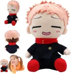 Yisky J-ujutsu K-aisen pliu&scaron;inis žaislas, Itadori Yuji anime pliu&scaron;inė lėlė, Jujutsu Kaise pliu&scaron;inis žaislas, Itadori Yuji pliu&scaron;inė lėlė, Itadori Yuji figūrėlės, skudurinės lėlės, Itadori Yuji mink&scaron;tas žaislas, berniukams ir mergaitėms