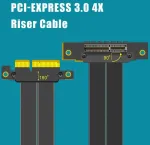 Stiprintuvas Glotrends 200 mm pcie 3.0 x4 pakėlimo kabelis, skirtas m.2, wifi, firewire, usb, garso plok&scaron;tėms ir kt.