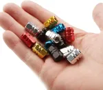 Automobilio ventilių dangteliai, 20 vnt., aliuminio lydinio plastikiniai apsauginiai dangteliai, skirti automobiliams, motociklams, sunkvežimiams, dviračiams, motociklams, auksinės, sidabrinės, raudonos, mėlynos, juodos spalvos