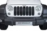 Jeep Wrangler Jk 2007-2018 juodi Abs grotelių įdėklai su skyle spynai