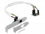 Delock Mini PCIe I/O PCIe pusė 1 x Gigabit LAN žemo profilio