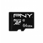 Atminties Kortelė - PNY Performance Plus 64GB Micro SDXC Class 10 su SD Adapteriu