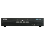 Przełącznik Aten Aten 4-Port USB DVI Dual Ekranas Secure KVM, 3840 x 2160 pikselių, 4K Ultra HD, 7.8 W, Juodas