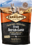 Carni Love Fresh Ostrich&ėriena mažoms veislėms 1,5kg