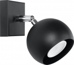 Sollux Lighting Sieninis &scaron;viestuvas OCULARE juodas
