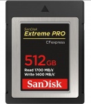 Atminties kortelė SanDisk Extreme PRO CFexpress B tipo kortelė, 512 GB, 1700 MB/s skaitymo greitis, 1200 MB/s ra&scaron;ymas