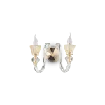 Sieninis &scaron;viestuvas Ideal Lux Wall lamp with 2 lights STRAUSS, E14, auksinis color