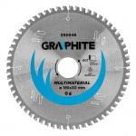 Graphite Diskinio pjūklo diskas, Widia, 185 x 30 mm, 60 dantų, universalus