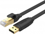 UNITEK Y-SP02001B USB 2.0 į RJ45 konsolės apverčiamas plok&scaron;čias 1,8 m kabelis