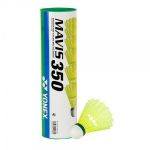 Yonex Mavis 350 badmintonas, geltonas, lėtas, 6 vnt